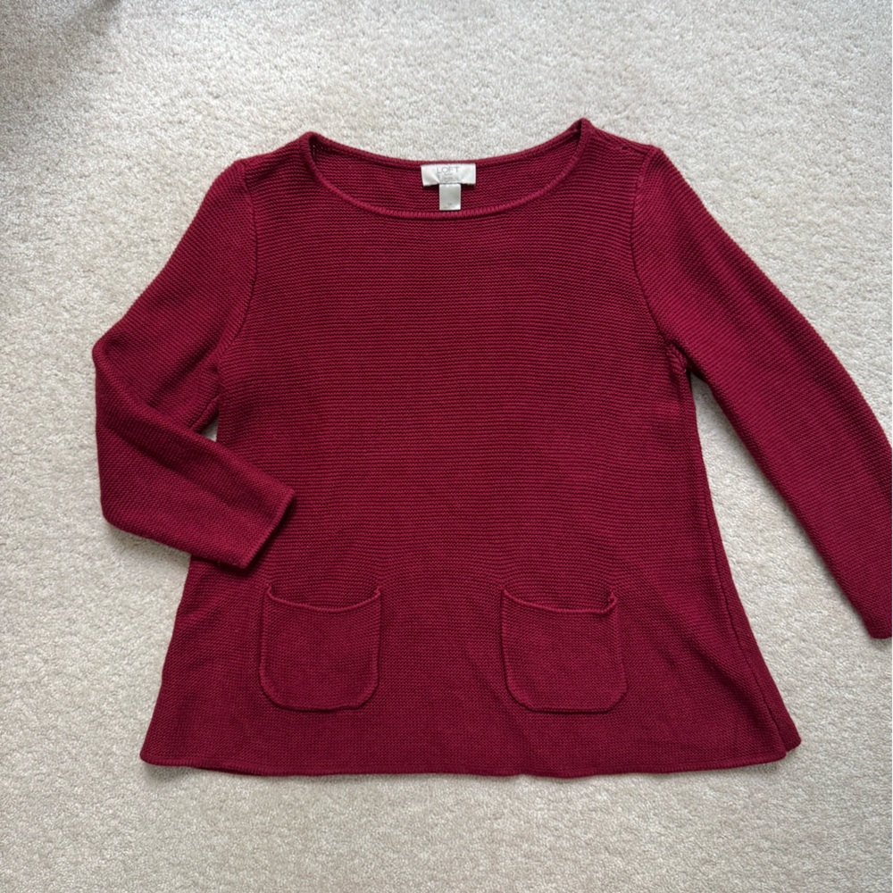 Loft Stitch Front Pocket Sweater